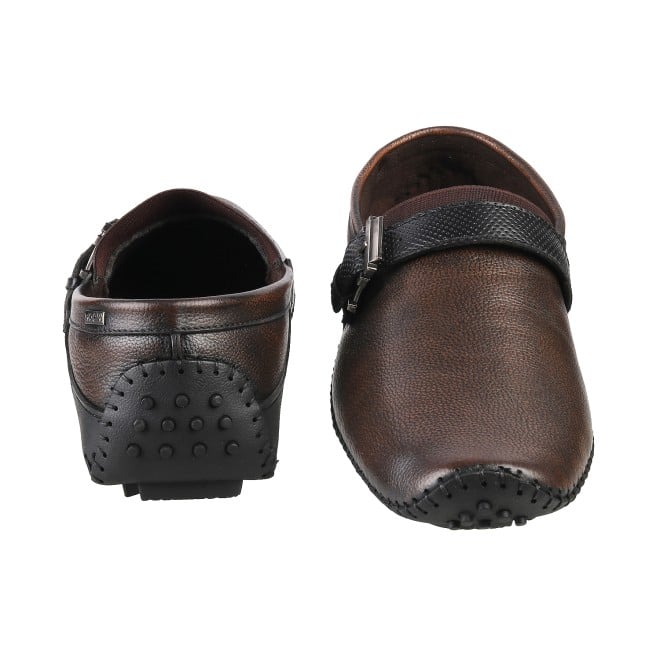 Mochi Men Brown Formal Moccasin (SKU: 71-8492-12-40)