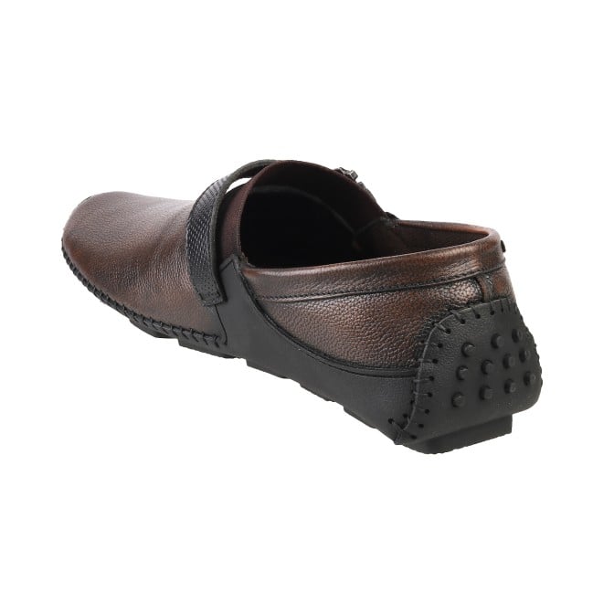 Mochi Men Brown Formal Moccasin (SKU: 71-8492-12-40)