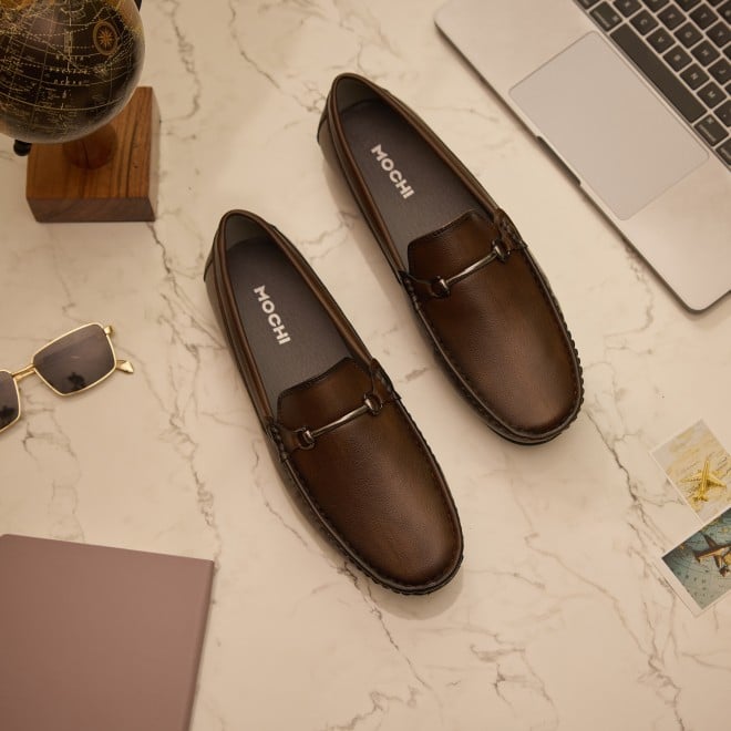 Mochi Men Brown Casual Loafers (SKU: 71-8512-12-40)
