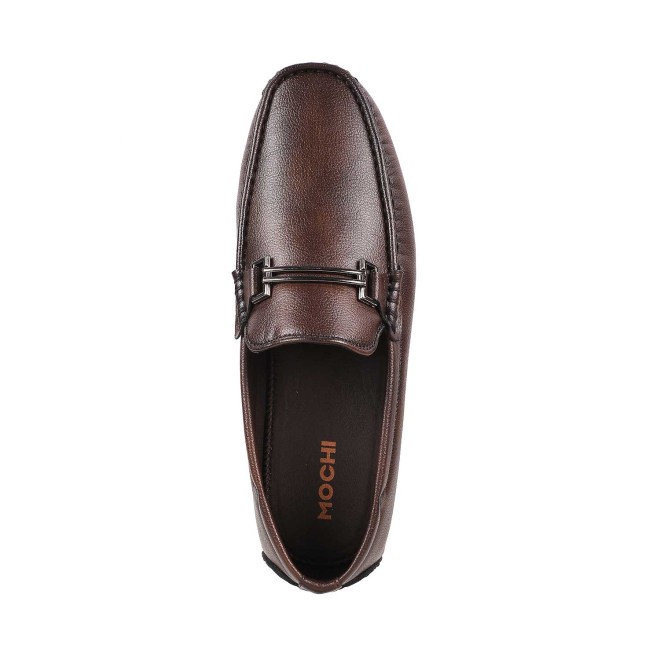 Mochi Men Brown Casual Loafers (SKU: 71-8610-12-40)