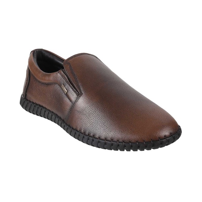 Mochi Men Brown Formal Moccasin (SKU: 71-8657-12-40)