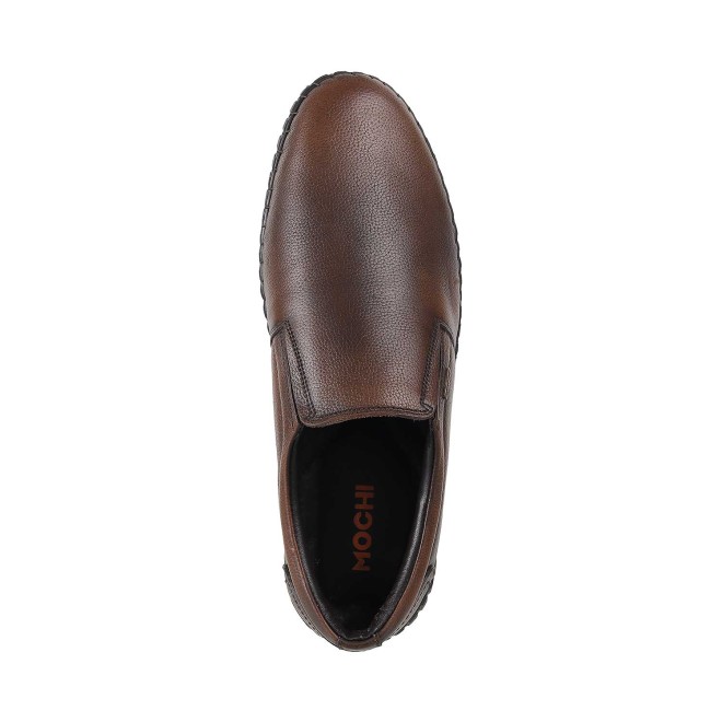 Mochi Men Brown Formal Moccasin (SKU: 71-8657-12-40)