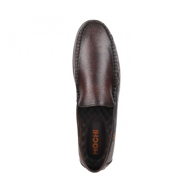 Mochi Men Brown Casual Loafers (SKU: 71-8753-12-40)