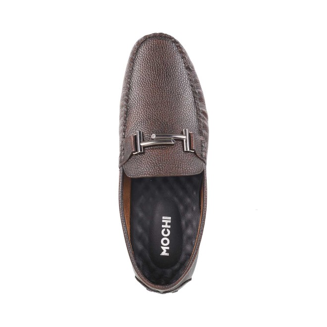 Mochi Men Brown Casual Loafers (SKU: 71-9582-12-40)
