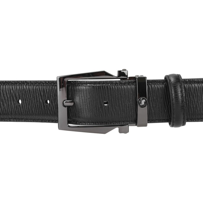 Mochi Men Black Mens Belts Pin Buckle (SKU: 73-120-11-36)