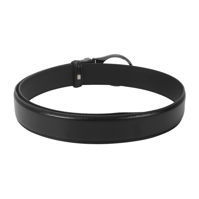 Mochi Men Black Mens Belts Pin Buckle (SKU: 73-121-11-36)