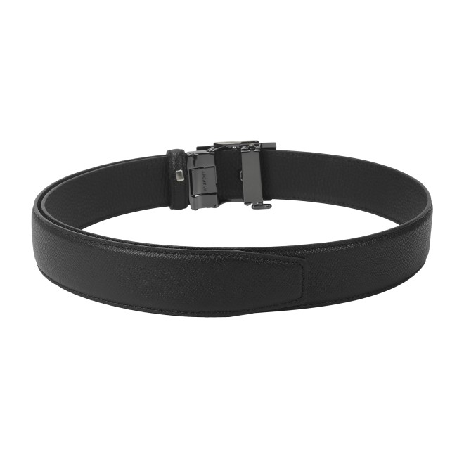 Mochi Men Black Mens Belts Pin Buckle (SKU: 73-123-11-36)