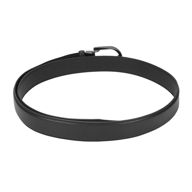Mochi Men Black Mens Belts Pin Buckle (SKU: 73-125-11-36)