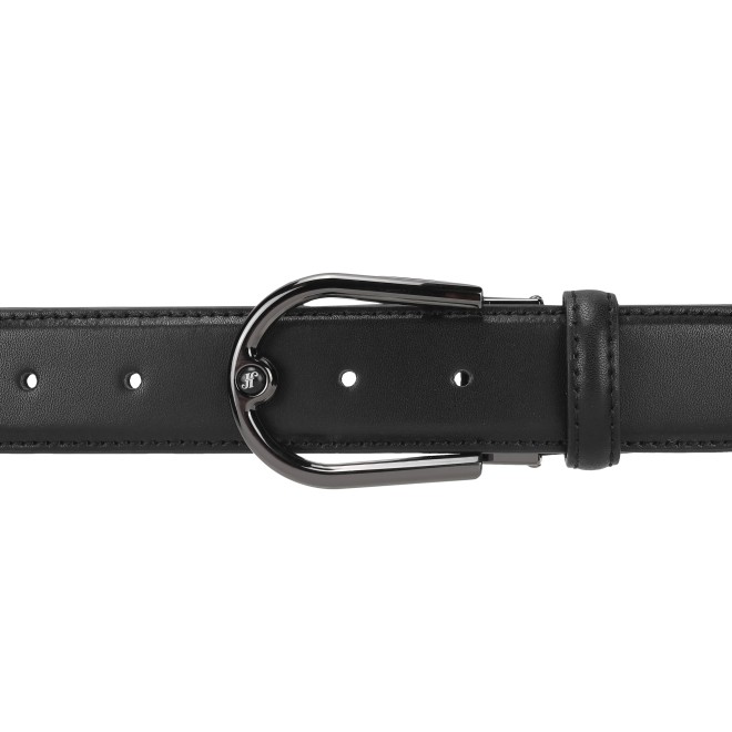 Mochi Men Black Mens Belts Pin Buckle (SKU: 73-125-11-36)