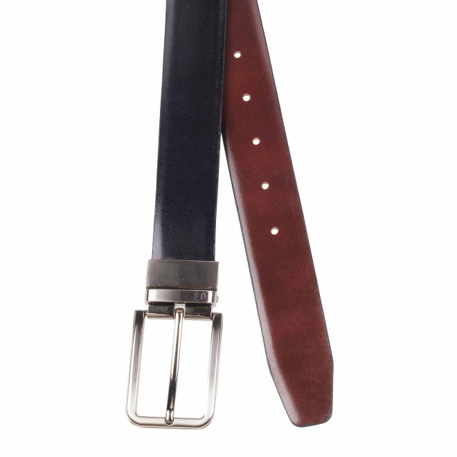 Mochi Men Black-Brown Belts Pin Buckle (SKU: 73-2074-42-36)