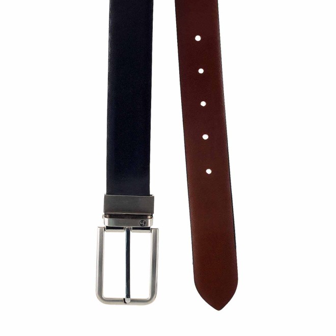 Mochi Men Black-Brown Belts Pin Buckle (SKU: 73-2074-42-36)