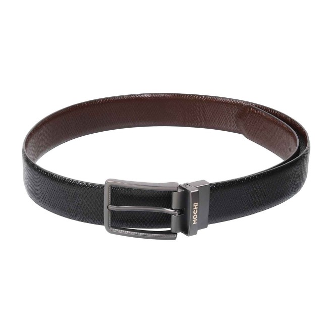 Mochi Men Black Belts Pin Buckle