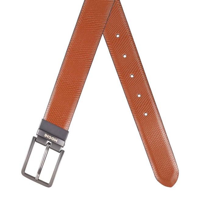 Mochi Men Tan Belts Pin Buckle (SKU: 73-7278-23-36)