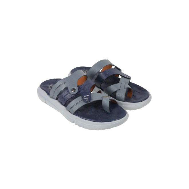 Kittens Boys Blue-navy Casual Slippers (SKU: 74-374-17-33)