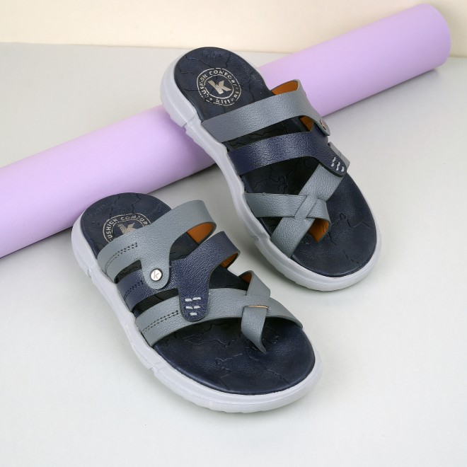 Kittens Boys Blue-navy Casual Slippers (SKU: 74-374-17-33)