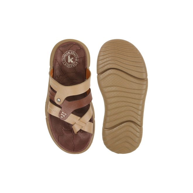 Kittens Boys Brown Casual Slippers (SKU: 74-374-12-33)