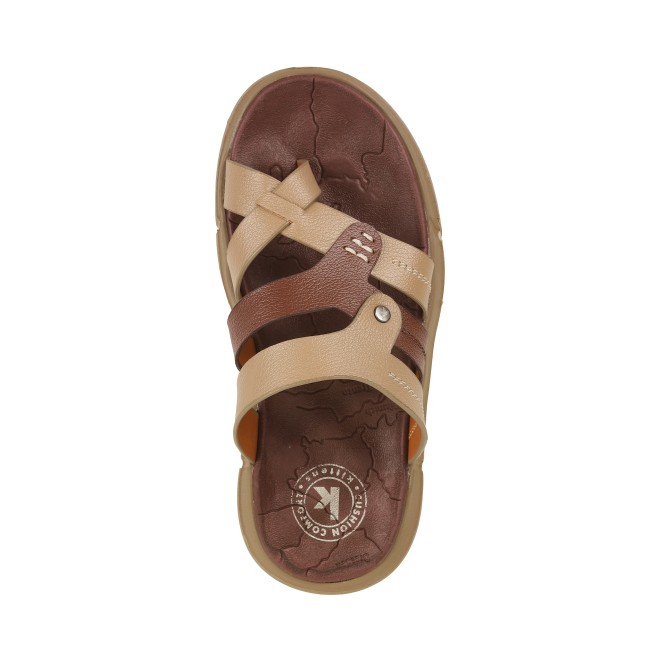 Kittens Boys Brown Casual Slippers (SKU: 74-374-12-33)