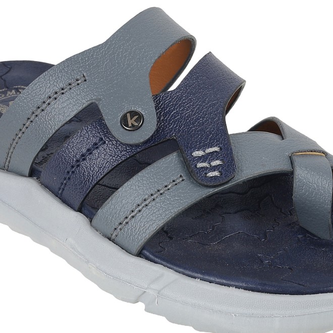 Kittens Boys Blue-navy Casual Slippers (SKU: 74-374-17-33)
