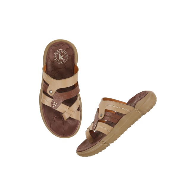 Kittens Boys Brown Casual Slippers (SKU: 74-374-12-33)