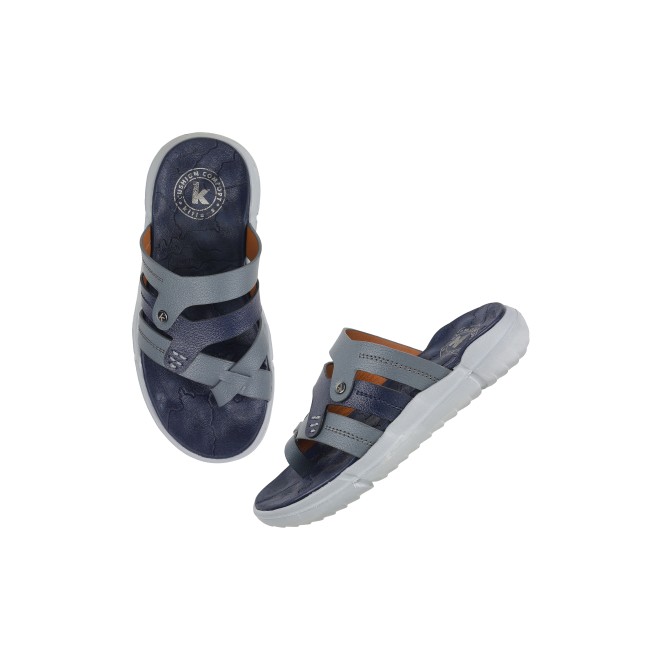 Kittens Boys Blue-navy Casual Slippers (SKU: 74-374-17-33)