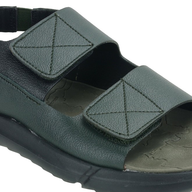 Kittens Boys Olive Casual Sandals (SKU: 74-396-49-32)
