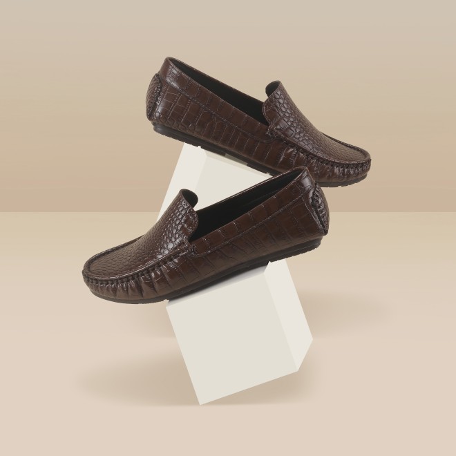 Kittens Boys Brown Casual Loafers (SKU: 74-4633-12-36)