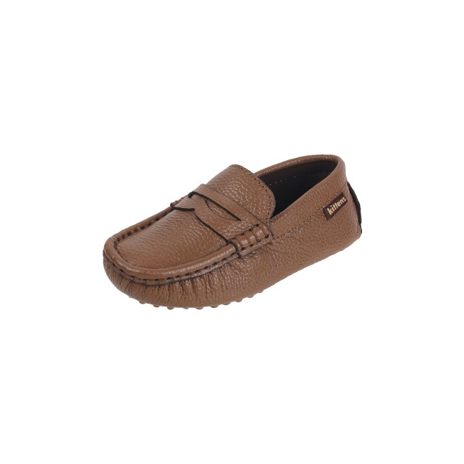 Kittens Boys Tan Casual Loafers (SKU: 74-4635-23-25)
