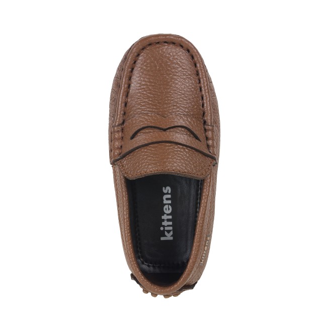 Kittens Boys Tan Casual Loafers (SKU: 74-4635-23-25)
