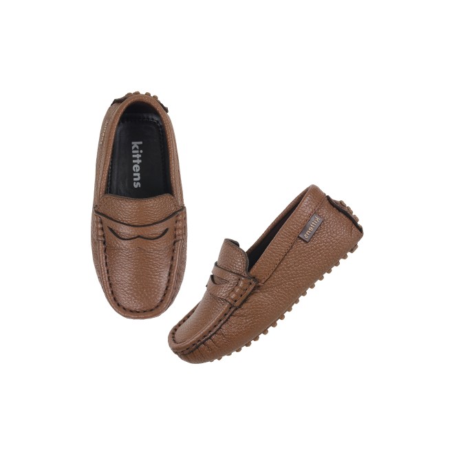 Kittens Boys Tan Casual Loafers (SKU: 74-4635-23-25)