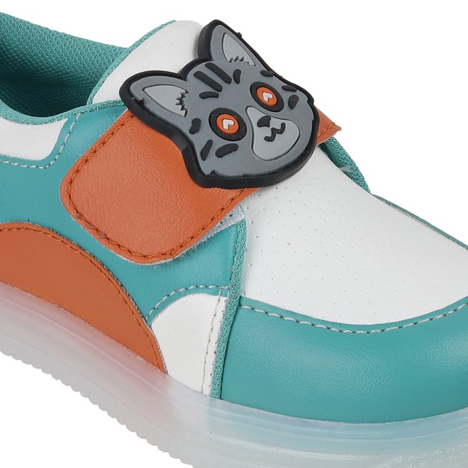 Kittens Boys Light-green Casual Sneakers (SKU: 74-4663-60-22)