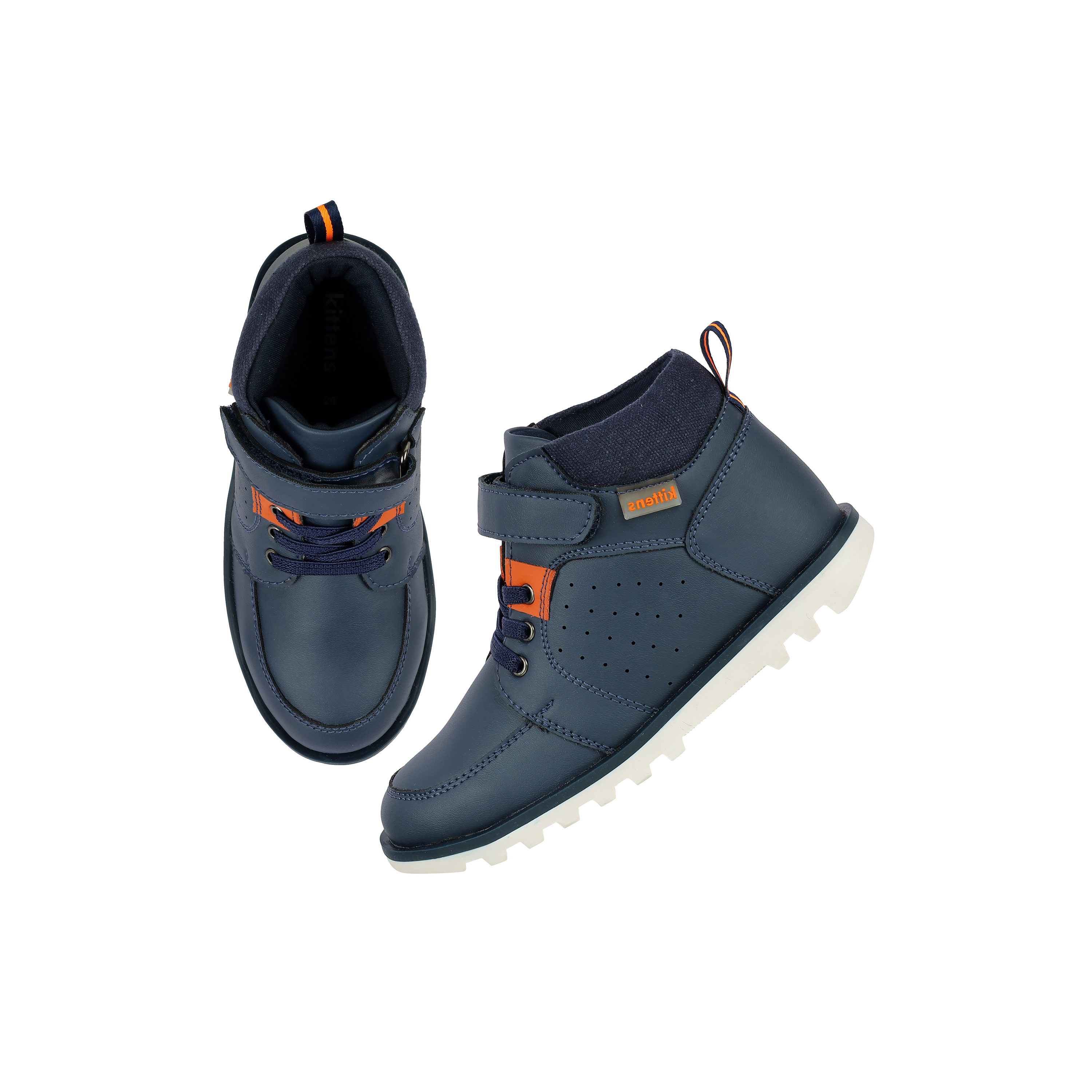 Kittens Boys Blue-navy Casual Sneakers (SKU: 74-484-17-26)