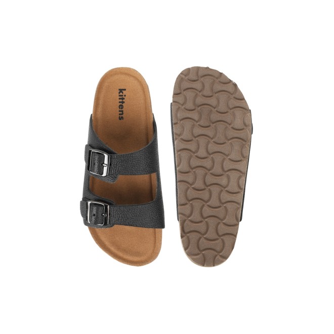 Kittens Boys Black Casual Slippers (SKU: 74-501-11-30)