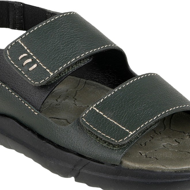 Kittens Boys Olive Casual Sandals (SKU: 74-800396-49-32)