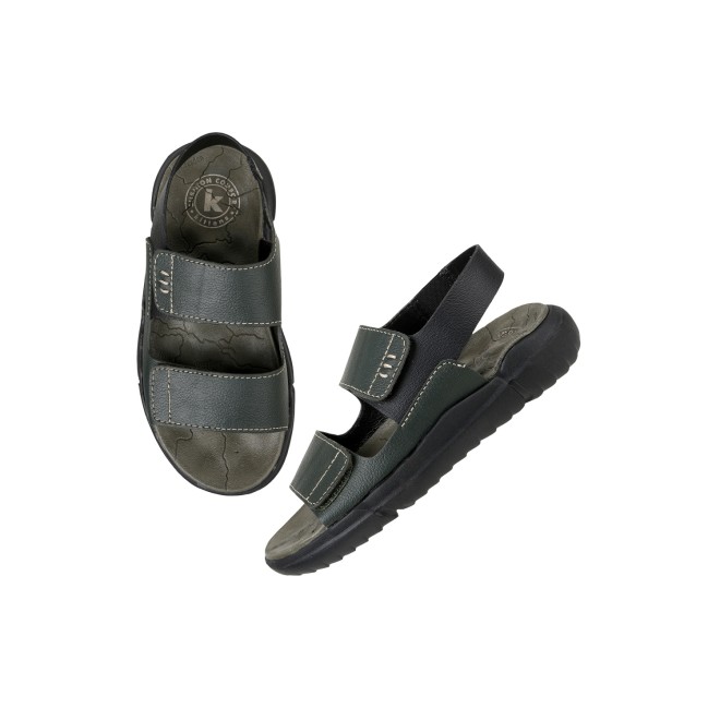 Kittens Boys Olive Casual Sandals (SKU: 74-800396-49-32)