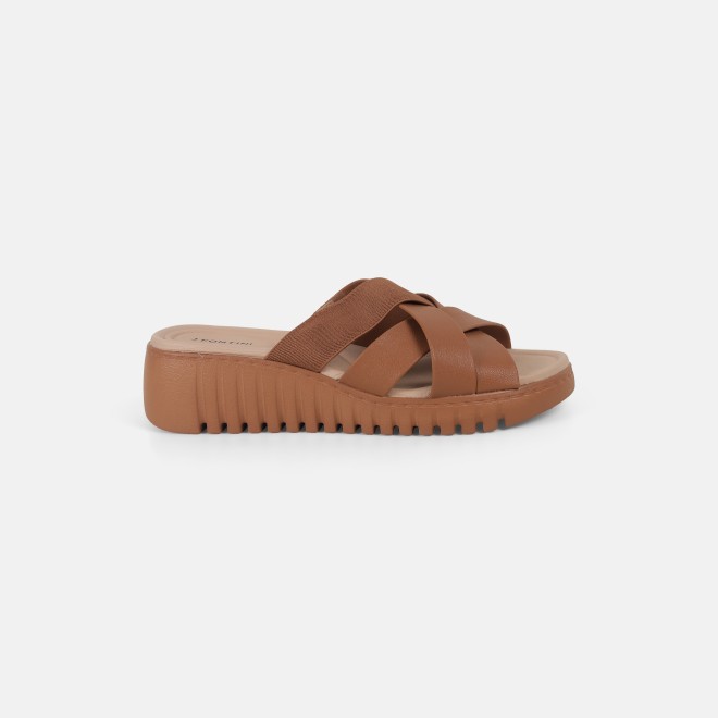 J.Fontini women Tan Casual Slip Ons (SKU: 75-119-23-36)