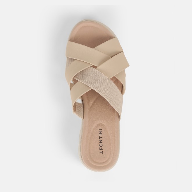 J.Fontini women Light-beige Casual Slip Ons (SKU: 75-119-84-36)