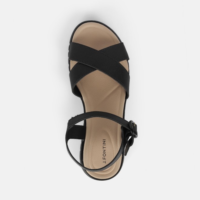 J.Fontini women Black Casual Sandals (SKU: 75-122-11-36) J.Fontini women Black Casual Sandals (SKU: 75-122-11-36)