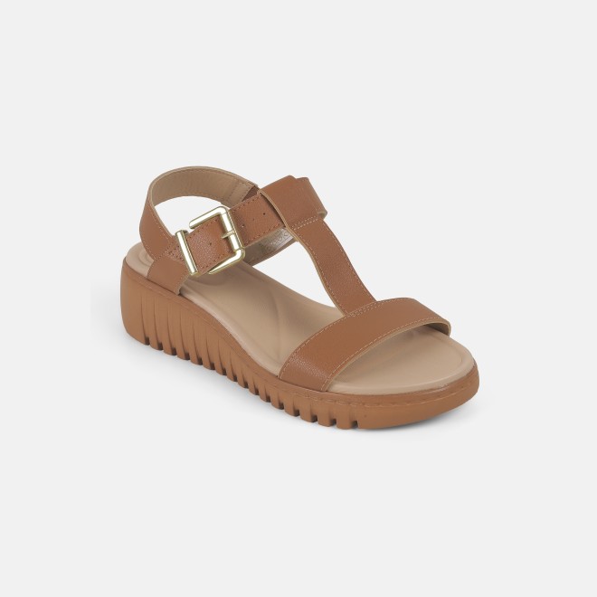 J.Fontini women Tan Casual Sandals