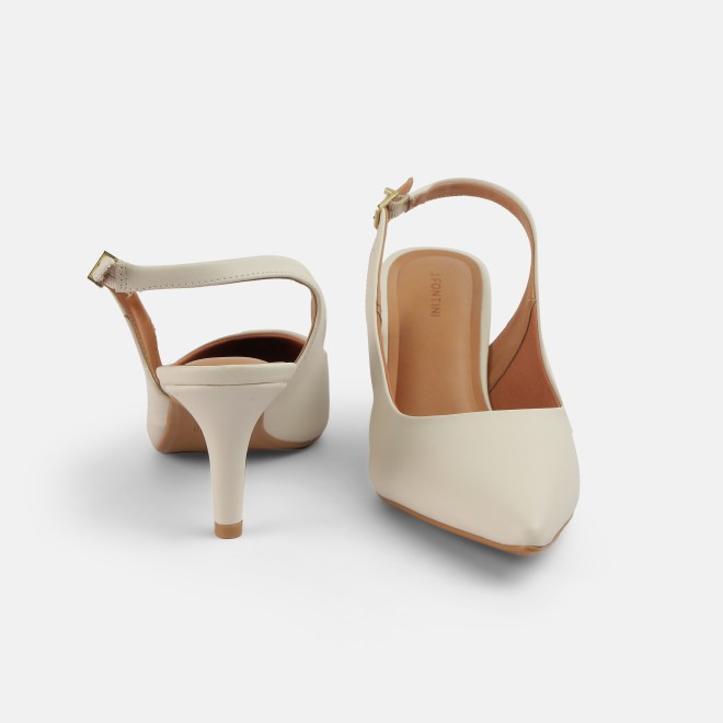 J.Fontini Women Off-white Formal Sandals (SKU: 75-136-66-40)