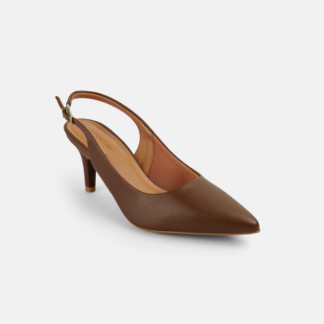 J.Fontini Women Brown Formal Sandals