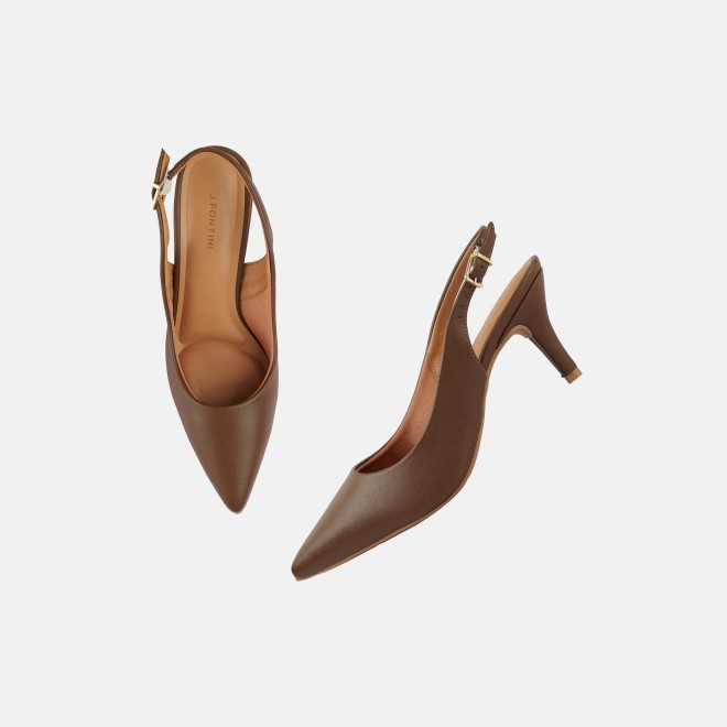 J.Fontini Women Brown Formal Sandals (SKU: 75-136L-12-42)