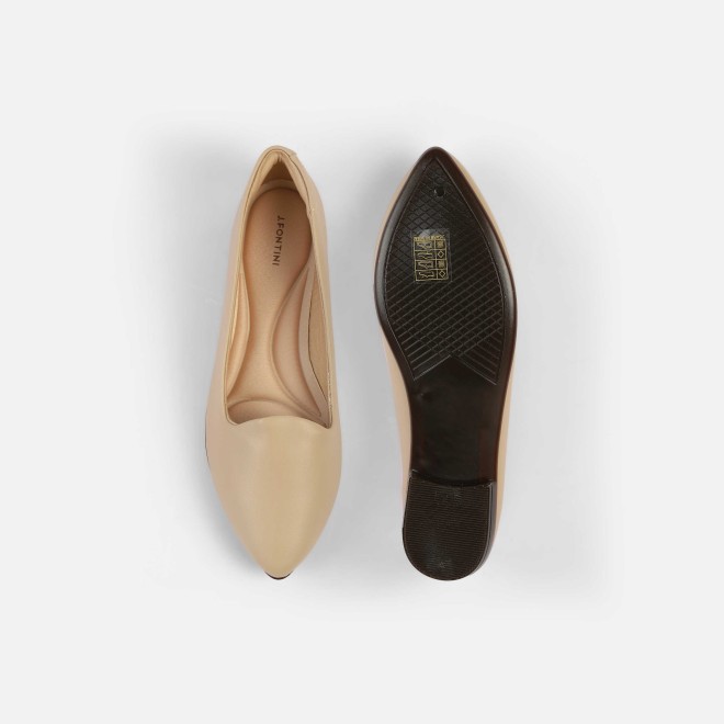 J.Fontini Women Beige Casual Ballerinas (SKU: 75-137L-20-42)
