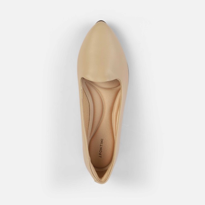 J.Fontini Women Beige Casual Ballerinas (SKU: 75-137L-20-42)