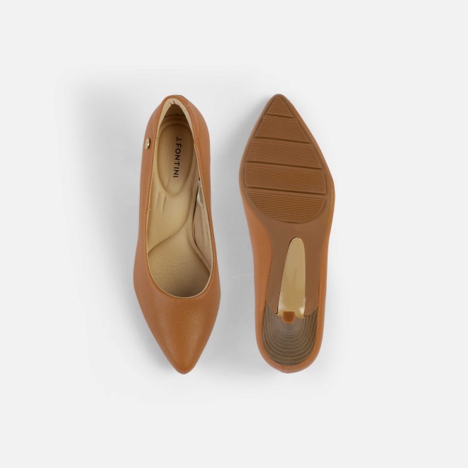 J.Fontini Women Camel Formal Pumps (SKU: 75-139-97-36)