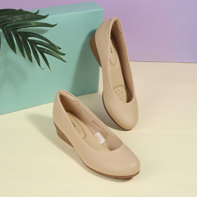 J.Fontini Women Beige Casual Ballerinas