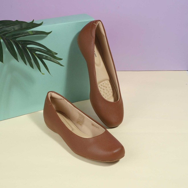 J.Fontini Women Tan Casual Ballerinas (SKU: 75-142L-23-42)