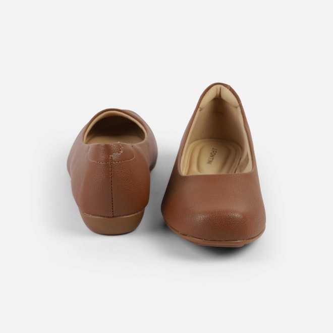 J.Fontini Women Tan Casual Ballerinas (SKU: 75-142L-23-42)