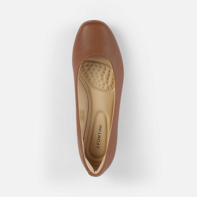 J.Fontini Women Tan Casual Ballerinas (SKU: 75-142L-23-42)