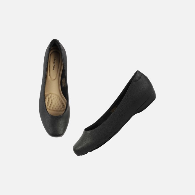 J.Fontini Women Black Casual Ballerinas (SKU: 75-142L-11-42)
