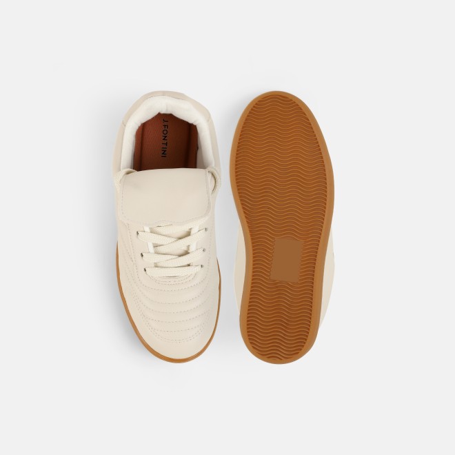 J.Fontini Women Off-white Casual Sneakers (SKU: 75-166-66-36)